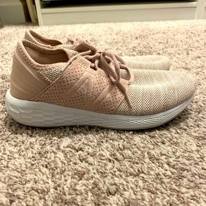 New Balance light pink shoes